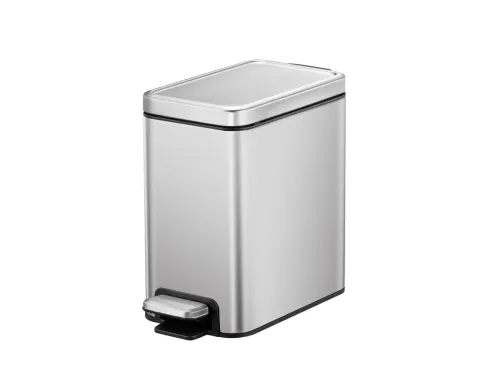 Stella Slim pedaalemmer 6 liter Mat RVS