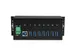 7-Port industriële USB 3.0 hub metalen USB-A hub met DIN-rail montage
