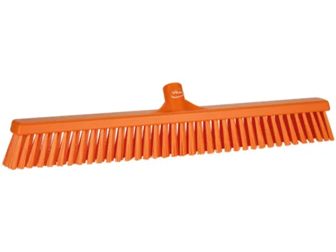Vikan Hygiene combiveger hard/zachte vezels 610mm oranje