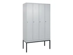 locker voor scheiding van kleding,HxBxD 2120x1200x500mm,4vak