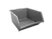 Denox Voorraadbak Kunststof Grijs Stapelbaar 25 liter 20x36x39cm