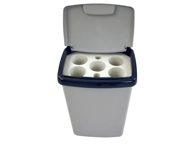 Bekerbak 5-gaats 50 Liter Grijs