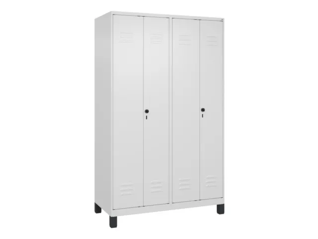 locker voor scheiding van kleding,HxBxD 1950x1200x500mm,4vak