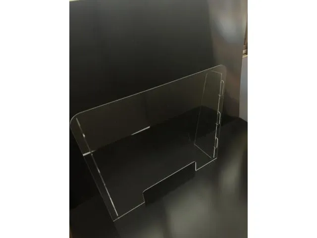 anti-speekselscherm,plexiglas,glashelder,HxBxD 700x800x200mm