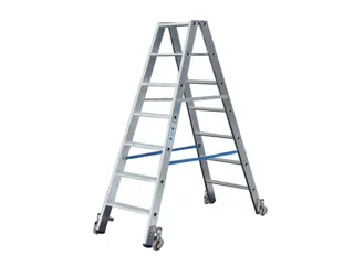 Verrijdbare Boktrap Aluminium L 1 79M 2X7Treden - 1