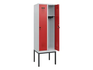 schoollocker,HxBxD 1950x600x500mm,2vak,vak B 300mm,draaigrendel - 1