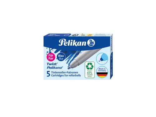 Rollerpenvulling Pelikan ECO KM/5 blauw 0,3mm