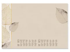 Designonderlegger Sigel Natural Leaves 27/28 59,5x41cm 30 vel 80 grams