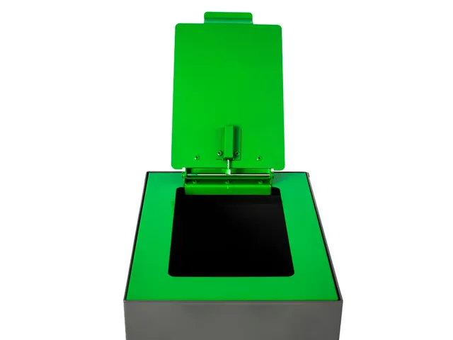 Top met klepdeksel voor modulaire afvalscheidingsunit Groen