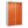 locker voor scheiding van kleding,HxBxD 1850x1200x500mm,4vak