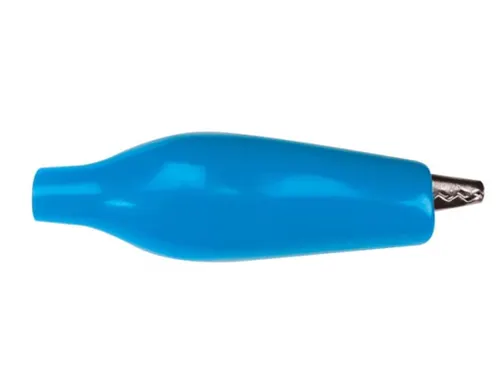 Geisoleerde Krokodillenklem 27mm - Blauw