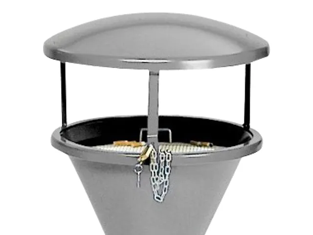 Overkapping Voor Zandasbak Ø 440Mm Verzinkt Zilver