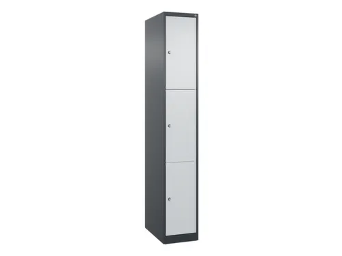 lockerkast,HxBxD 1850x300x500mm,1x3vakken,vak B 300mm,cil.-slot