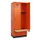 locker met bank,HxBxD 1950x800x815mm,2vak,vak B 400mm,draaigrendel