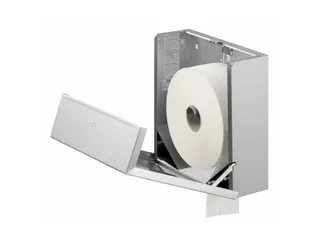 Toiletpapier Dispenser RVS Voor Maxi Jumbo Rol Toiletpapier - 2