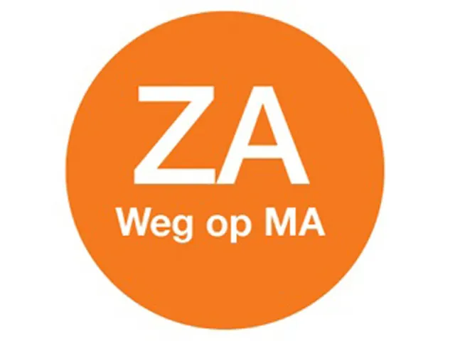 Daymark Label Dagetiket afwasbaar 'Za weg op Ma', rol 500 Stuks