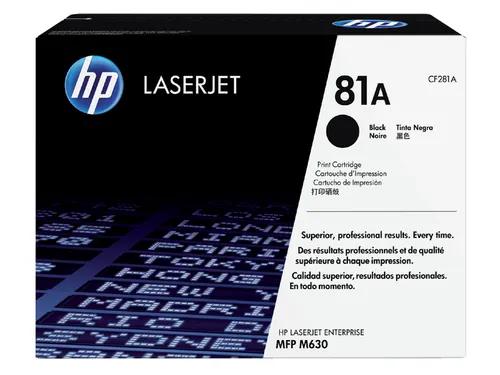 HP 81A Toner CF281A Zwart 10500 Pagina’s Origineel