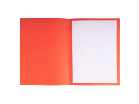 25 pleidooimappen "Voor/tegen" versterkt karton 25x32cm Rood