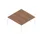 In Hoogte Verstelbare Benchtafel 680-760X1600X1600Mm Blad Canaletto