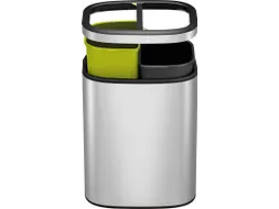 Afvalbak Mat Rvs OLI-Cube Open Top Bin 20+20 Liter