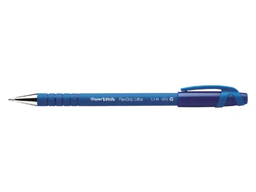 Balpen Paper Mate Flexgrip Ultra stick medium blauw