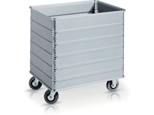 aluminium bakwagen,laadvl. LxB 700x560mm,230l,HxLxB 760x740x600mm