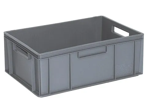 Euronorm Stapelkrat Hxlxb 220x600x400mm 43liter Grijs