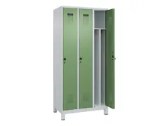 locker voor scheiding van kleding,HxBxD 1950x900x500mm,3vak