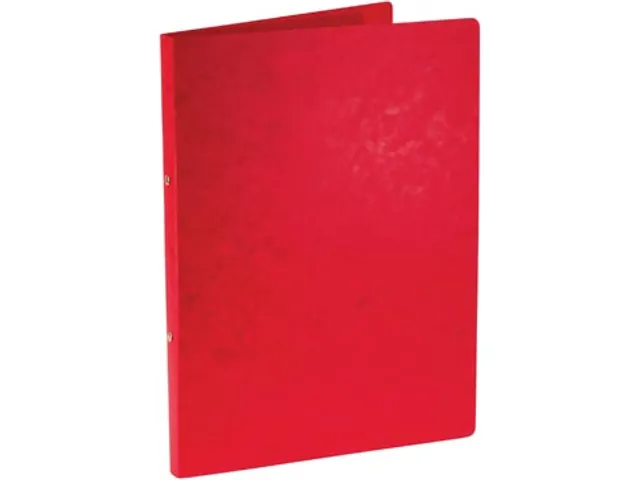 Ringmap A4 Uit Glanskarton 2 Rings O-mech 16mm Rood