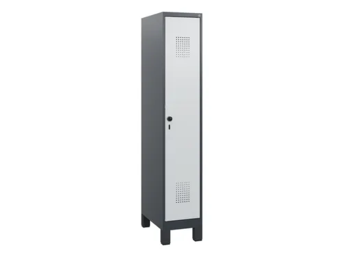 schoollocker,HxBxD 1630x300x500mm,1vak,vak B 300mm,draaigrendel,voeten
