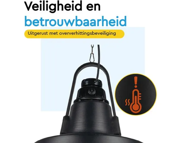 Chauffage terrase électrique rétro suspendu avec télécommande PHC2