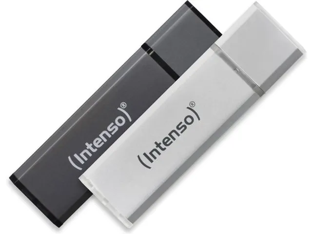 Alu Line Usb 2.0 Stick 32Gb zilver/antraciet 2 stuks
