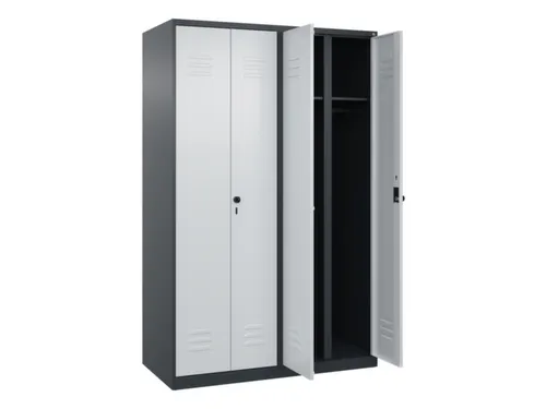 locker voor scheiding van kleding,HxBxD 1850x1200x500mm,4vak