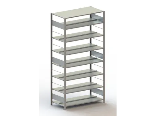 dossierstelling,grondveld,HxBxD 2500x1306x336mm,vaklast 100kg