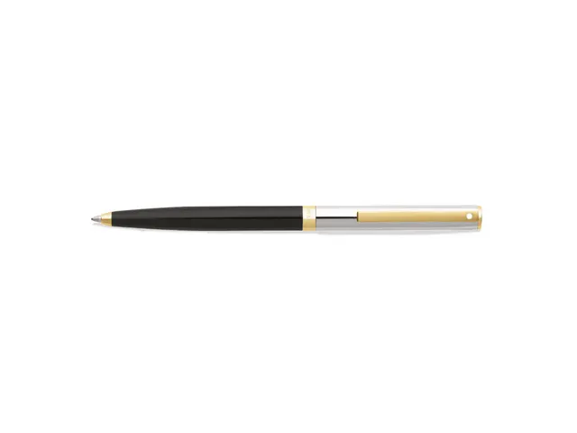 Balpen SHEAFFER Sagaris E9475 Glossy black chrome cap gold trims