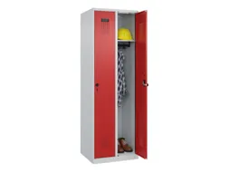 locker,HxBxD 1850x600x500mm,2vak,vak B 300mm,draaigrendel