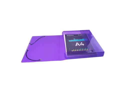 Exabox Archiefdoos A4 40mm Assorti Polypropyleen Crystal Colours