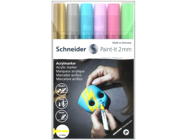 Acrylmarker Schneider Paint-It 310 2mm etui 6st.