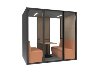 Soundproof Workstation Belcel Sound of Silence II L, 4 personen - 1