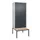 PBM-locker met bank,HxBxD 2120x800x815mm,2vak,vak B 400mm,cil.-slot