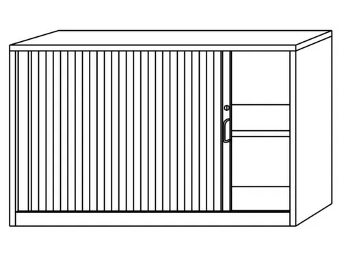 jaloeziedeurkast,HxBxD 1100x1200x400mm,2xhouten vloer,3 OH,romp wit