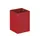 Metalen Vierkante Papierbak 21 Liter Rood