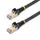 2m CAT6a Ethernet kabel zwart STP