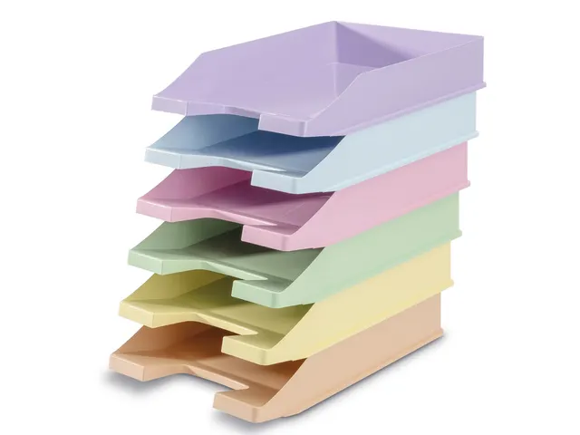 Brievenbak HAN A4 standaard plastic pastel roze