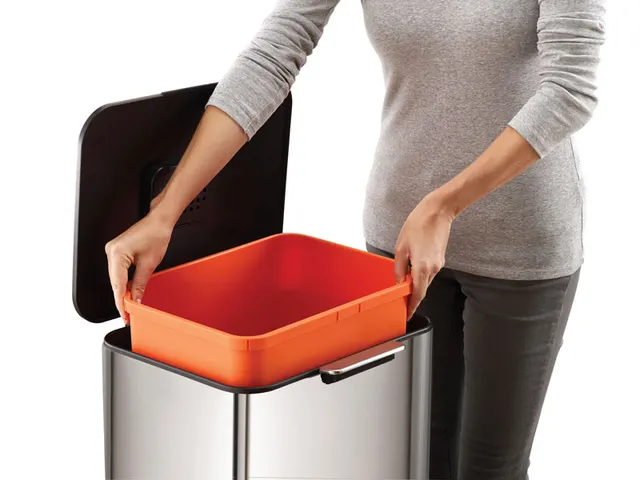 Afvalscheidingsunit Intelligent Waste Afvalemmer Totem Max 60 Liter Ma