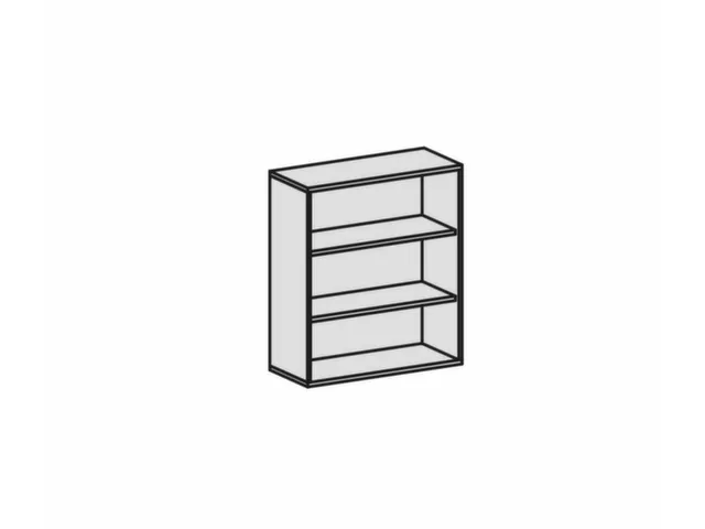 kantoorstelling,HxBxD 1150x1000x430mm,decor romp esdoorn