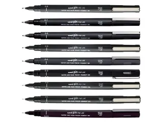 Fineliner Uni-ball Pin 0.3mm blauw - 3