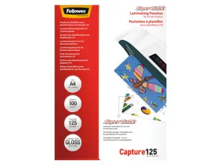 Lamineerhoes Fellowes Superquick A4 125 Micron glanzend - 6