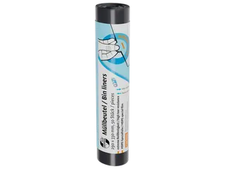 Vuilniszak 6 micron 29x33cm 4L HDPE zwart rol 50 stuks - 2