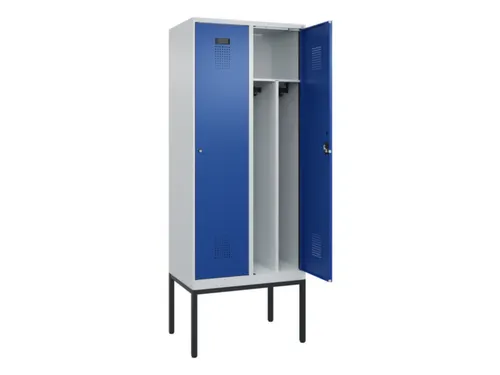locker voor scheiding van kleding,HxBxD 2120x800x500mm,2vak
